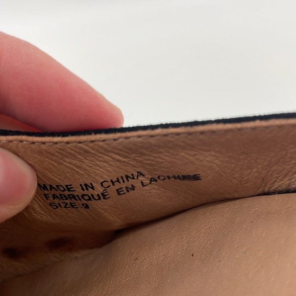 Anthropologie Strappy Heels in Black Suede 9M S59 - Picture 7 of 8